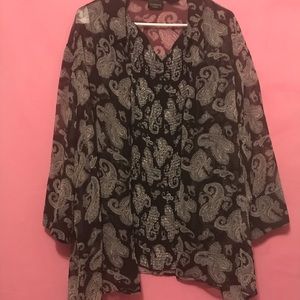⭐️2 piece Plus sized George woman’s blouse